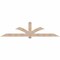 Ekena Millwork Redmond Smooth Timber Gable Bracket, Douglas Fir, 108"W x 27"H x 3 1/2"D x 5 1/2"F, 6/12 Pitch GBW108X27X0406RED00SDF - alternate 1